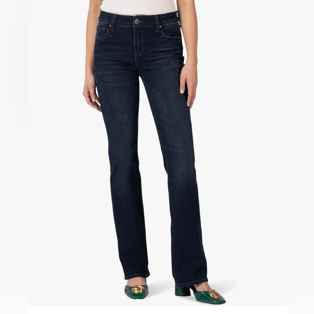 Kut from the Kloth Women's Boot Cut Jeans - Dark Blue